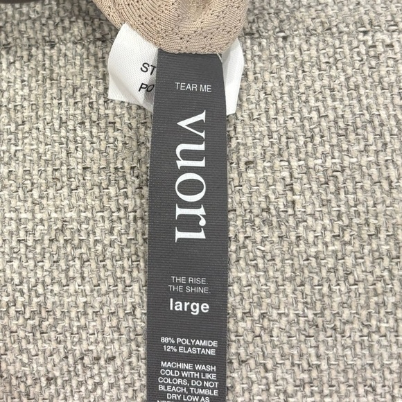 NWT Vuori Rib Crop Tank Top In Oregano Size Large - Picture 5 of 5